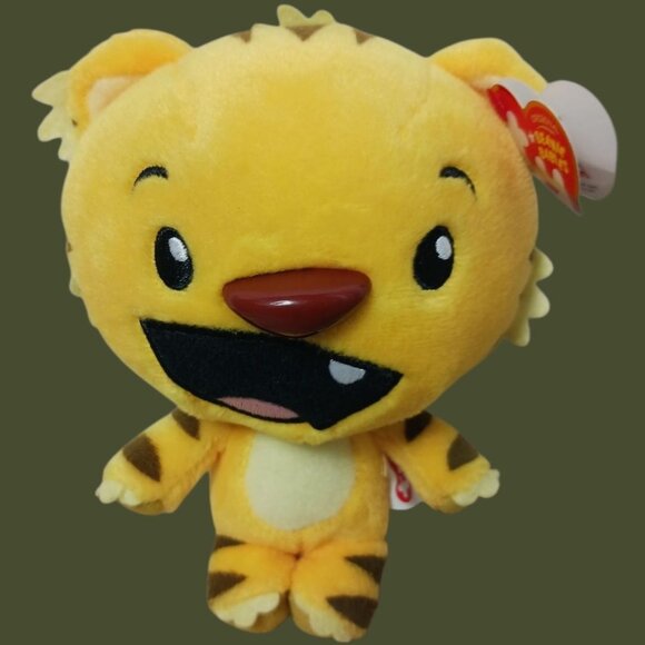 TY Beannie Babies Collection Ni Hao Kai-Lan Rintoo The Tiger Plush 2009 Yellow - Picture 1 of 7